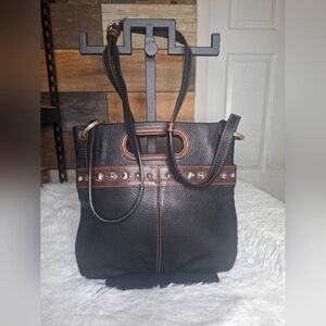 Brighton Black and Brown Women's Crossbody Bag